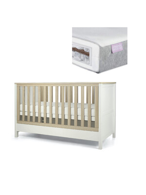 Harwell 2 Piece Cotbed & Luxury Twin Spring Cotbed Mattress